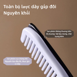 【BabyJoy】Lược chải tóc chống tĩnh điện cao cấp,thiết kế răng lược sóng mềm dẻo,chống rối và ngăn bụi bám