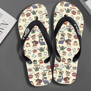 Mùa Hè Bán Chạy Flip-Flops Nam Nữ Crayon Shin-Chan Nhà Hàng Ngày Chống Trơn Trượt Flip-Flops Thời Trang Cặp Đôi Sinh Viên