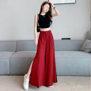 Quần ống rộng plus size phong cách đường phố mùa hè - Thiết kế mỏng mát