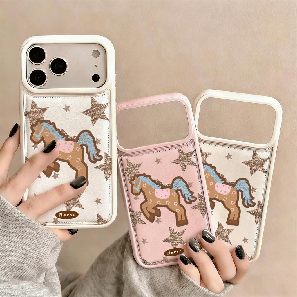 Star Dream Pony cho iPhone16promax Nữ 15iPhone14 SoftCase 13P trường hợp điện thoại 11