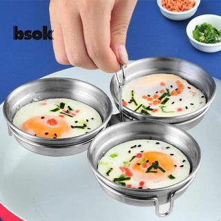Trailblazer Thép không gỉ Trứng Săn Trộm Chảo Khuôn Trứng Hấp Trứng Hấp Khuôn Hoousehold Dụng Cụ Nấu Ăn Nhà Bếp Tiện Ích Mới