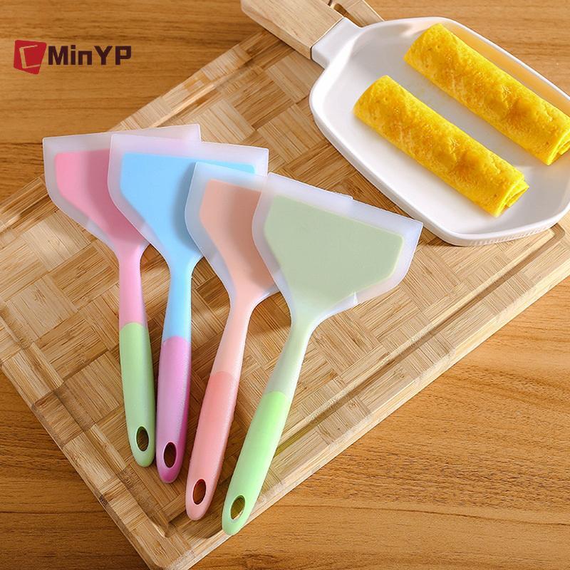 CMinYP Silicone Thìa Dụng Cụ Chống Xẻng Dụng Cụ Nhà Bếp Tamagoyaki Turner Omelets Chảo Non Sti Turners Thực Phẩm Nấu Ăn Tại Nhà Vinh Quang
