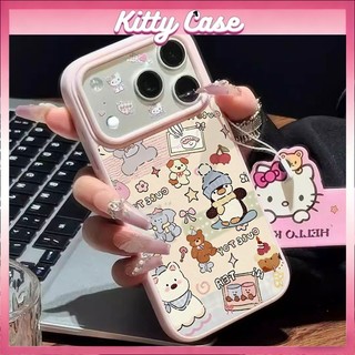 Ốp lưng cấu trúc nệm khí Cho iPhone 11/12/13/XR/14/15/16/17/7/XR Pro Max Plus Ốp lưng bao quanh thời trang Mèo