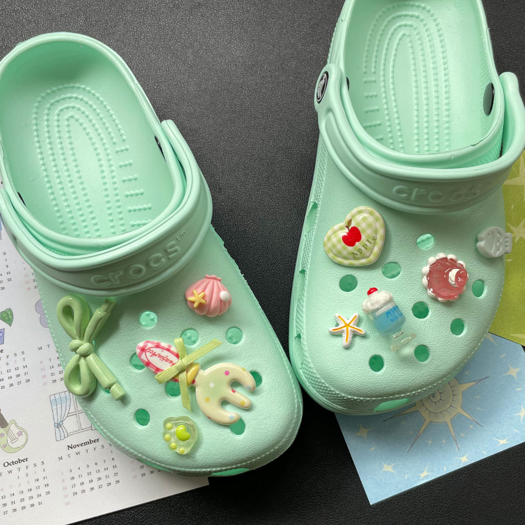 Phụ Kiện Trang Trí Crocs Hoa Sáng Tạo Có Thể Tháo Rời, Phù Hợp Mùa Xuân Hè