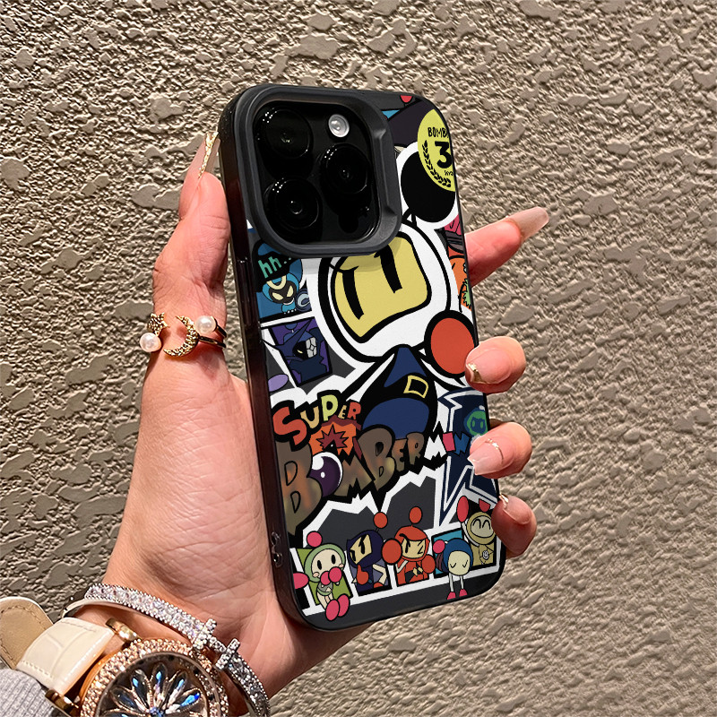 Tide Play Stickers Big Crash cho 16 trường hợp iPhone 17Air Frosted Meta Air Trường hợp 14 13 11Pro