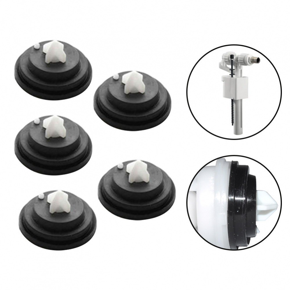 【48h】Vòng đệm cao su cho van xả toilet, vật tư sửa chữa cần thiết để thay thế ron cũ, hỏng, đảm bảo vận hành trơn tru.