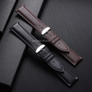 10-24mm Da Bò Mềm Da Thật Chính Hãng Dây Đeo Đồng Hồ Dành Cho Nam Nữ Đồng Hồ Vòng Tay Thay Thế 12 / 13 / 14 / 15 / 16 / 17 / 18 / 19 / 20 / 21 / 22 / 23 / 24mm