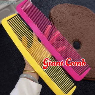 SEREN Lược Chải Tóc Thẳng Khổng Lồ Nhựa Massage Gỡ Rối Tóc - Đạo Cụ Sân Khấu, Quà Tặng Vui Nhộn