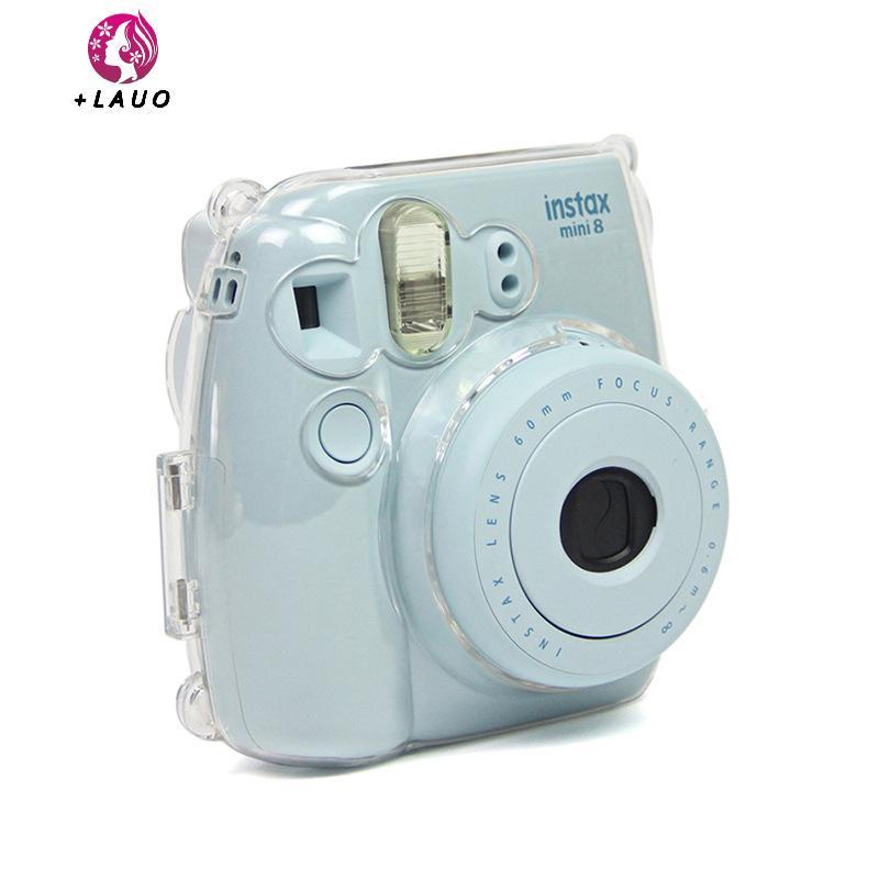 Springevenstar Fujifilm Instax Mini 8 / 8 + 9 Phim Máy Ảnh Tức Thì Trong Suốt Vỏ Cứng Túi Vỏ Springevenstar