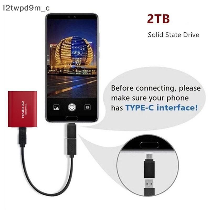 Cod 4TB/2TB/1tbgb di động ổ cứng Loại C USB3.1 ổ cứng SSD di động mới