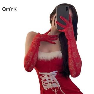 Thời Trang Nhà Máy - Găng Tay Ren Lưới Cho Nữ, Phong Cách Gothic Retro