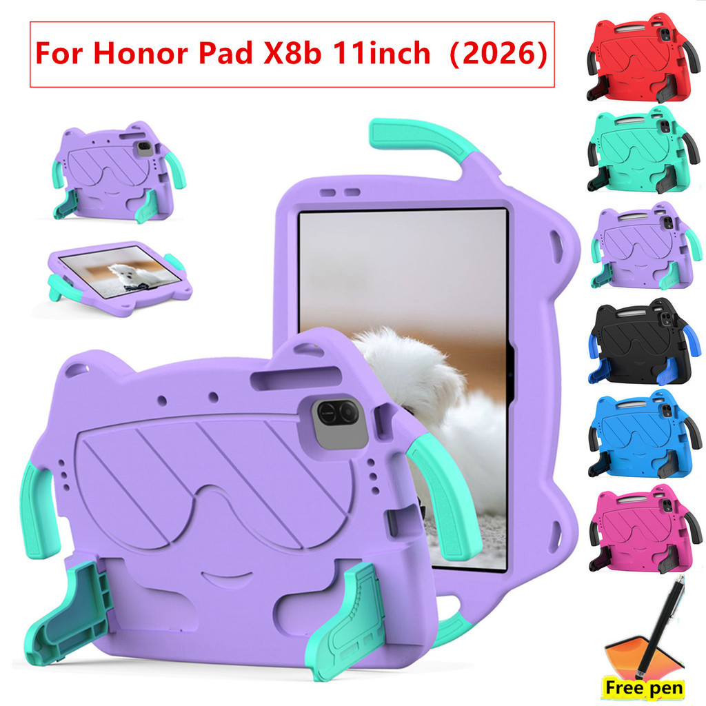 Ốp Lưng Cho Honor Pad X8b 11 Inch 2026 NDL2-W09 LTE 11 2025 11 "2024 X8A Máy Tính Bảng An Toàn Trẻ Em Chống Sốc Trẻ Em Vỏ Bọt EVA