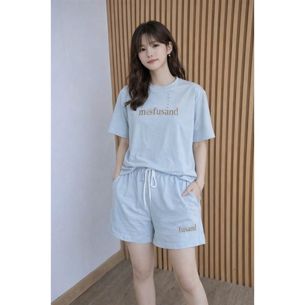 Set bộ đùi chất cotton mặc nhà cho nữ
