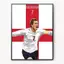 David Beckham Biểu tượng bóng đá Nghệ thuật treo tường vải không khung - Poster phong cách vẽ tranh sơn dầu tối giản cho quán Bar & trang trí nội thất