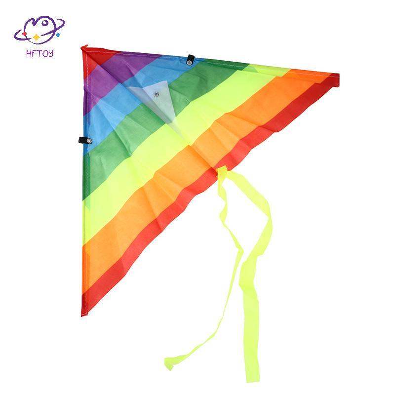HFTOY Diều Cầu Vồng Với 50M Diều Ngoài Trời Diều Đồ Chơi Trẻ Em Quà Tặng Trẻ Em Đồ Chơi Vải Sân Vườn ~