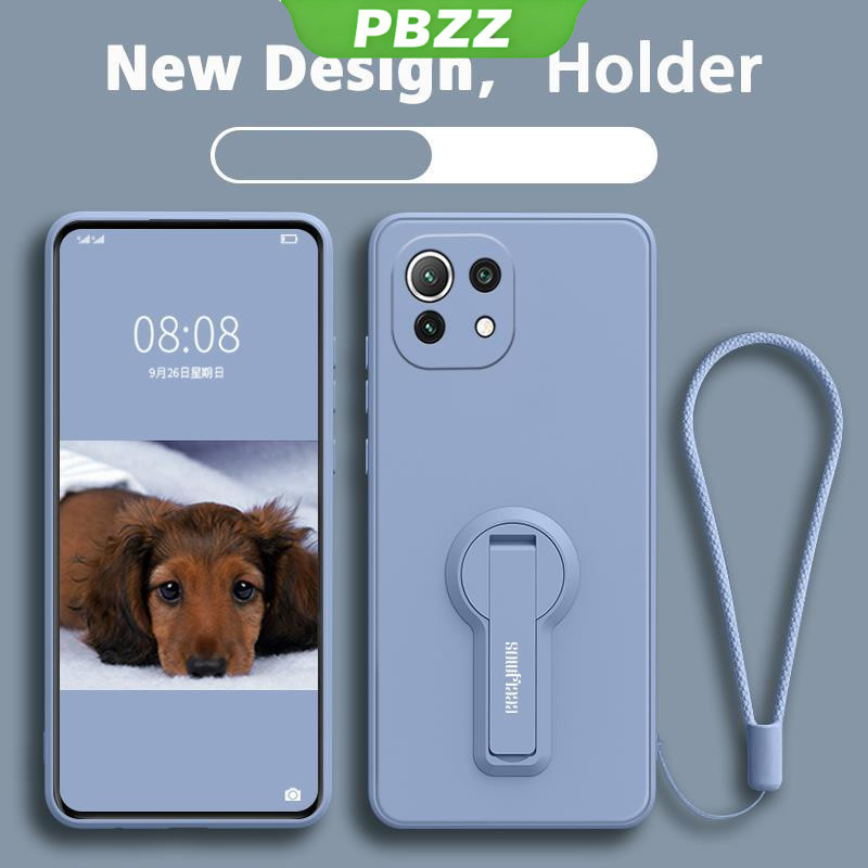 ốp lưng Ốp điện thoại Xiaomi Mi 11 Lite Xiaomi 11t Xiaomi 11 Lite 5g NE Xiaomi 11t Pro Ốp mềm Ốp chống sốc mịn bảo vệ silicon lỏng thiết kế mới 360 ° với giá đỡ ytxzzj01 đẹp viền vuông cute