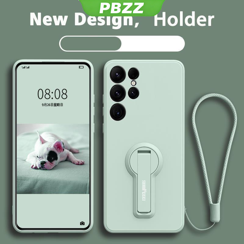 ốp lưng Ốp điện thoại Samsung S22 Ultra Samsung S22 Plus Samsung S22 5g Ốp mềm Ốp chống sốc mịn bảo vệ silicon lỏng thiết kế mới 360 ° với giá đỡ ytxzzj01 đẹp viền vuông cute