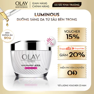 Kem Dưỡng Sáng Da OLAY Luminous Niacinamide Kết Hợp AHA 50G