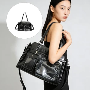 Exhila Bông Tai Kẹp Itabag Đeo Vai Túi Xách Trong Suốt Itabag Túi Messenger Thời Trang Satchel Túi Xách Daypacks