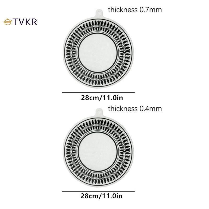TVKR 1 Cái Cảm Ứng Nấu Ăn Thảm Chống Trầy Xước Cho Bếp Cảm Ứng Silicon Chống Trượt Miếng Lót Cho Nồi Chiên Không Khí Lót Bảo Vệ Thảm OIK