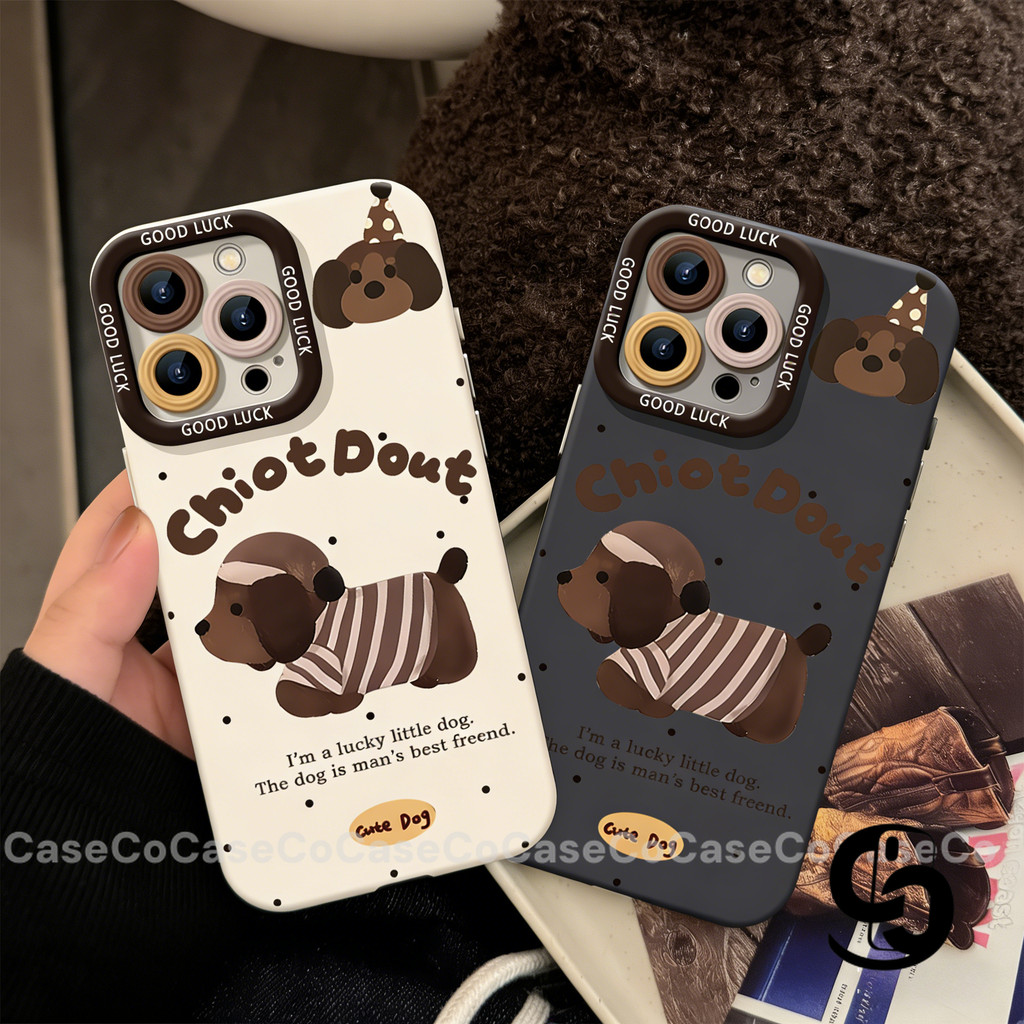 Ốp Lưng Cho Oppo Reno 15 15F 12F 11F 7Z 5 7 12 11 6 5F A94 F19Pro 8T Bìa mềm cặp đôi cún con dễ thương