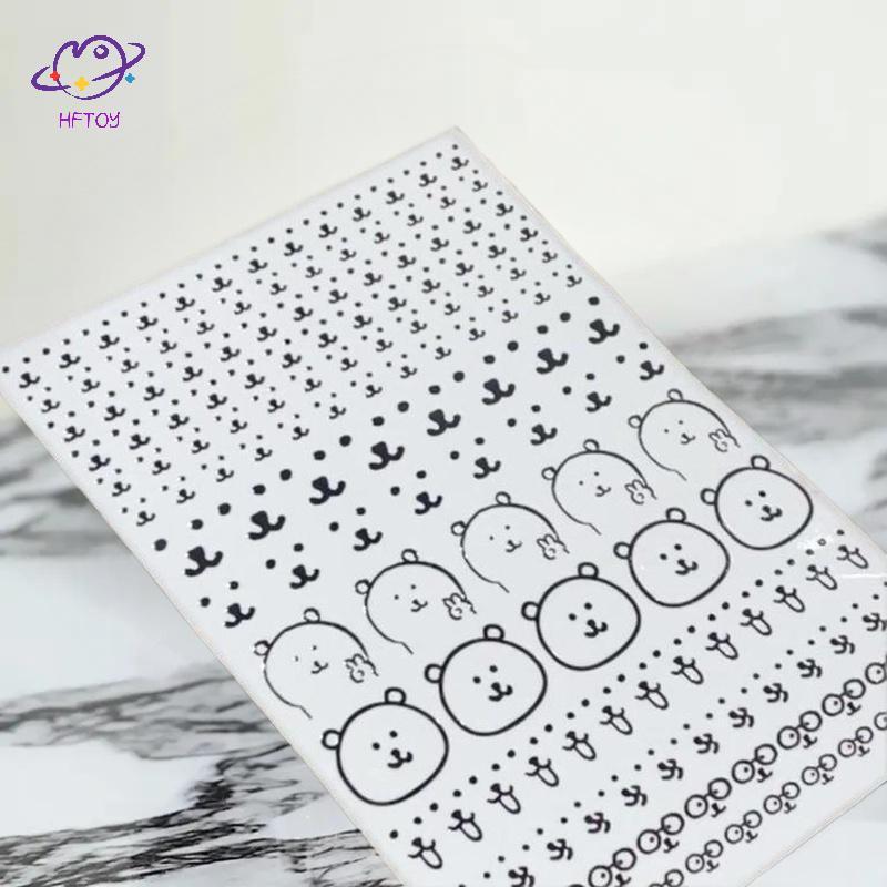 HFTOY Hoạt Hình Dễ Thương Gấu Flat Stier Trang Trí Cốc Nước Stierputer Trang Trí Có Thể Được Sử Dụng Để Sti Đồ Nội Thất Hộp Bảo Quản ~