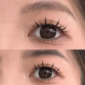 Lông mi giả màu đen Anime 11-13mm - Hình dạng cong tự nhiên cho Cosplay ngày đêm