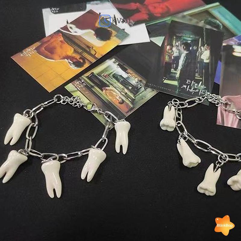 Vòng tay thép không gỉ Gothic dáng răng cưa, thiết kế độc đáo và hợp thời trang