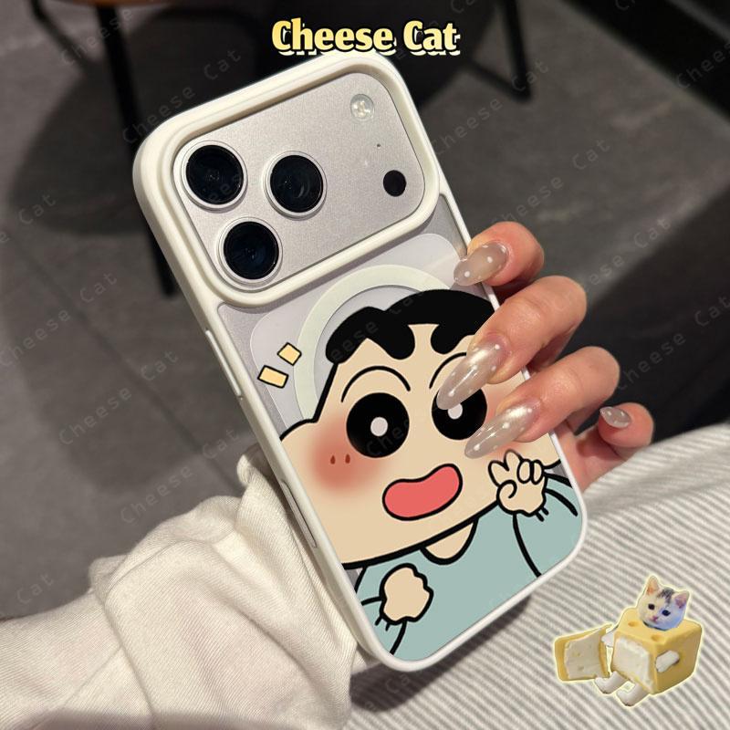 Phim hoạt hình cư xử tốt và dễ thương Ốp điện thoại từ tính cho iPhone 11 12 13 14 15 16 17 Pro Max 7 Plus XR Xs Max