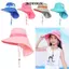 JKDESIGN Trẻ Em Mũ Xô Chống Nắng Có Thể Điều Chỉnh Bé Trai Bé Gái Mũ Vành Rộng
