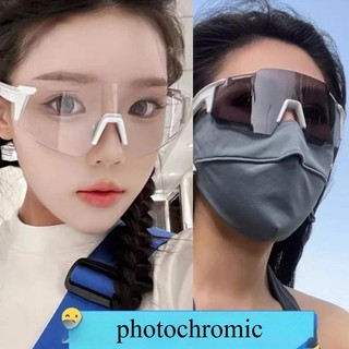 Kính mát thể thao photochromic cho nam nữ, chống UV400, phù hợp cho các hoạt động ngoại trời