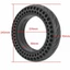Bánh xe cao su rắn METUBE, Lốp xe tay ga điện màu đen 70 / 65-6.5, Lốp xe địa hình bền 10 Inch Những ngày mưa