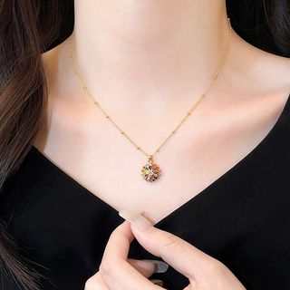 Vòng cổ nữ cao cấp zircon sáng sang trọng - Phụ kiện thời trang năm 2025