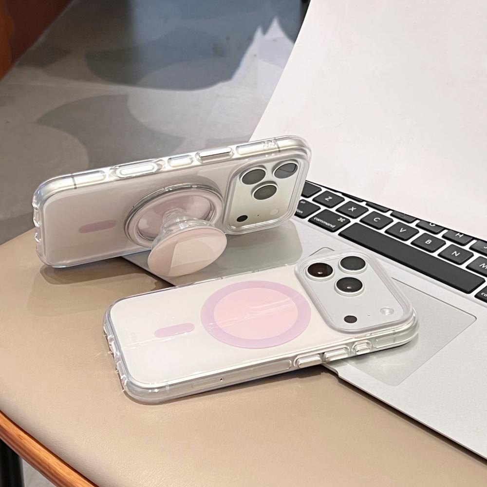 Ốp Lưng Cứng Tương Thích Với iPhone 13 14 14Pro 14ProMax 15 15Pro 15ProMax 16 16Pro 16ProMax 17 17Pro 17ProMax Ốp Nam Châm Họa Tiết Màu Be