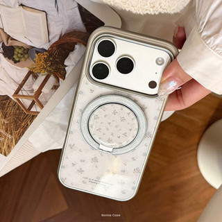 [Sheren] Ốp Điện Thoại Hoa Xanh Tươi Nhẹ Nhàng Thích Hợp Cho i17 16 15 14 13 12 11 pro max Vỏ Bảo Vệ Chống Sốc