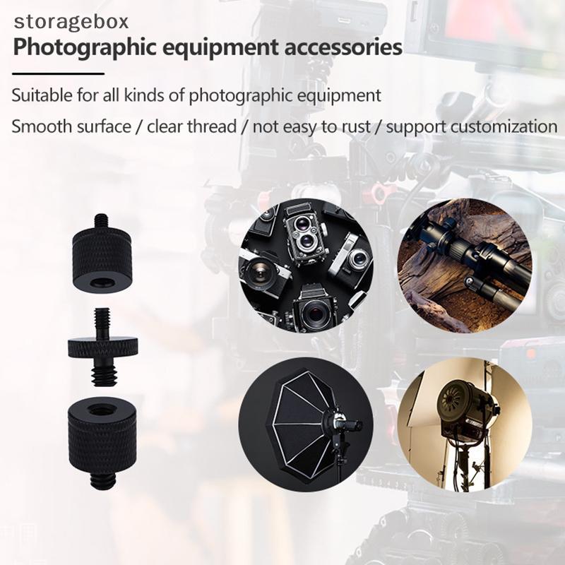[Hộp lưu trữ] Vít chuyển đổi Đai ốc kép 1/4 sang M4 M5 M6 M8 M10 cho máy ảnh DSLR, Braet máy chiếu, phụ kiện chụp ảnh