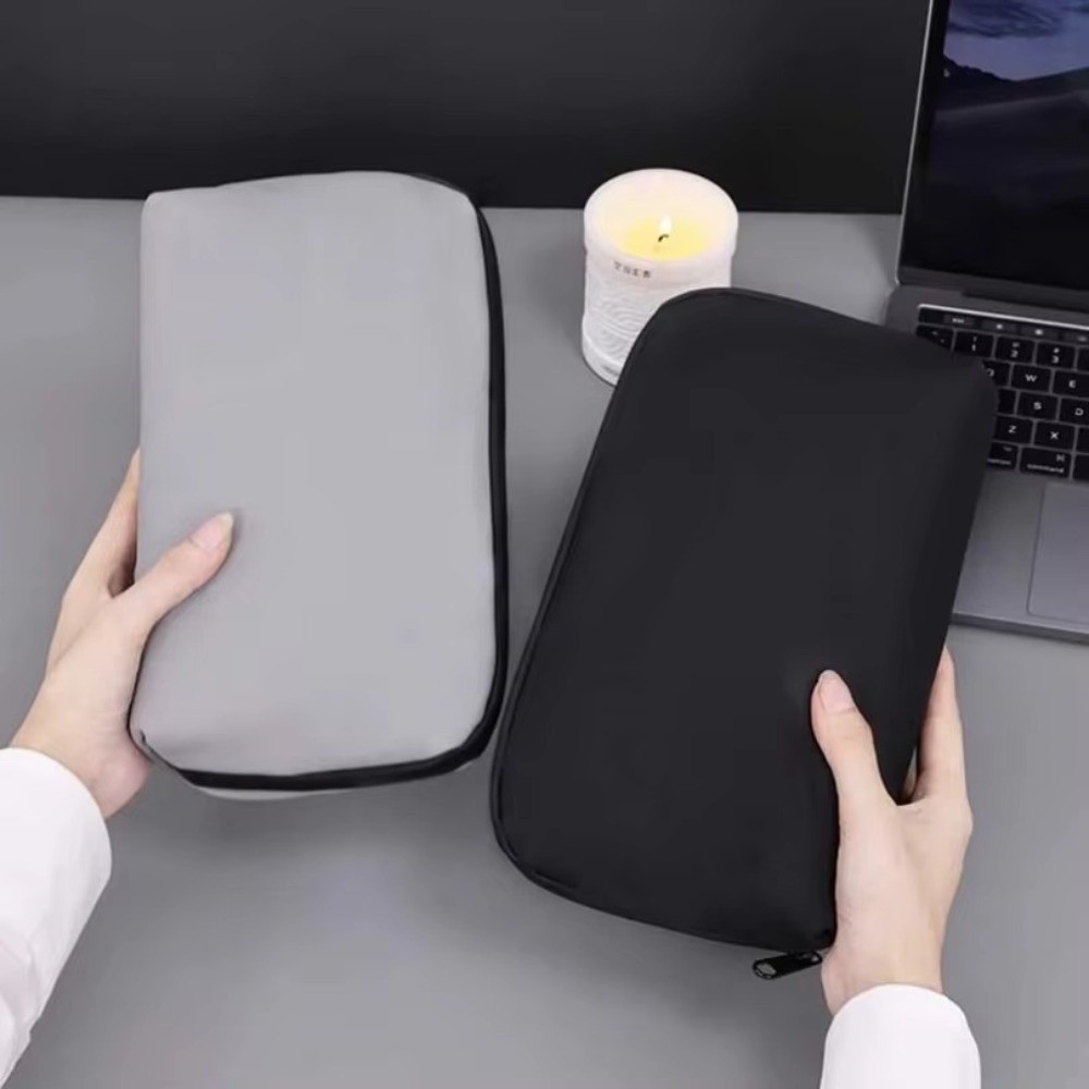 Túi lưu trữ cáp dữ liệu FEDAOG, Hộp đựng tai nghe sạc màu trơn di động, Túi vệ sinh du lịch nhiều ngăn chống nước bền bỉ