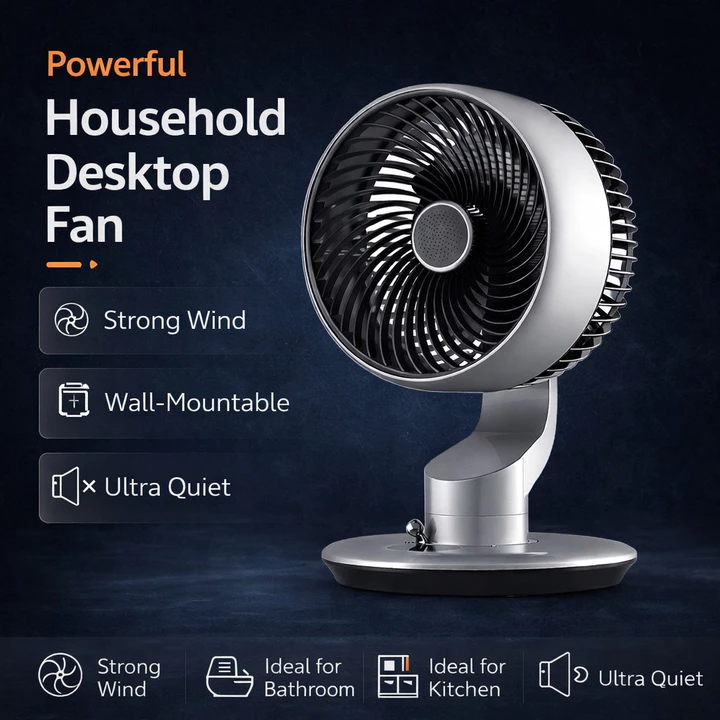【Điều bắt buộc trong mùa hè】 Quạt mini để bàn quạt mini treo tường quạt mini gia đình quạt mini làm mát mạnh quạt mini n