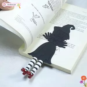 BEABOUT Bookmark, Bút đánh dấu sách thủ công, Công cụ đánh dấu trang đọc sách phù thủy giày cao gót ngộ nghĩnh
