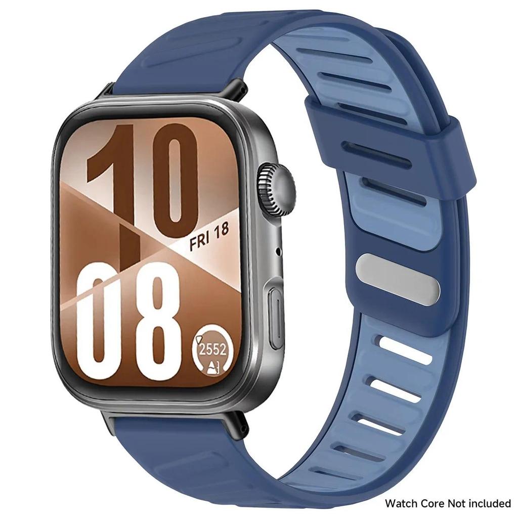Dây đeo silicon hai tông màu thể thao từ tính cho Huawei Watch Fit 5/Fit 5 Pro/Fit 4 Pro/Fit 4/Fit 3