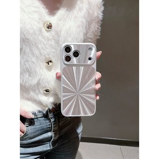 Bạc Làm Giàu Phước Lành Toàn Ống Kính Bảo Vệ Ốp Lưng Điện Thoại iPhone 17Promax 17pro 13 14 15 16 Pro Max Chống Sốc Nam Nữ Vỏ Di Động