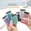 Máy Tính Mini Màu Kẹo Dễ Thương Nhỏ Im Lặng Di Động Counter Giá Trị Cao Học Sinh Bỏ Túi Máy Tính P0ZD