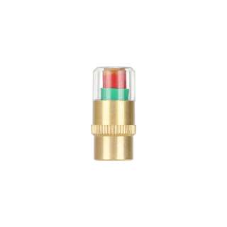 Nắp van cảnh báo áp suất 3 màu kiểm tra mắt Nắp Van Cảnh Báo Áp Suất Lốp, Lõi Đồng, Hiển Thị 3 Màu, Kiểm Tra Bằng Mắt