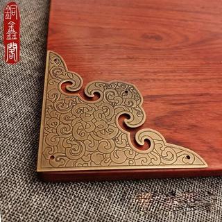 Dày cổ cửa tủ, góc đồng trang trí đồ nội thất, mảnh đồng nguyên chất