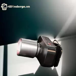 Đèn pha LED siêu sáng USB-C, sạc lại được, điều chỉnh tiêu cự, 3 chế độ làm việc, dùng cho cắm trại và tình huống khẩn cấp.