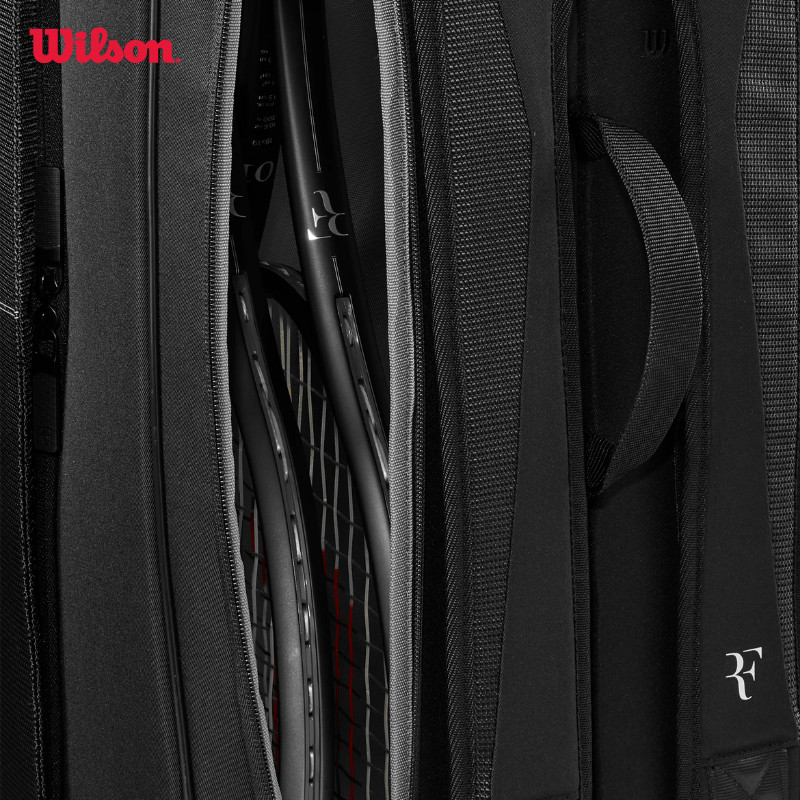 Wilson RF Tournament 9PK Túi Đựng Vợt Tennis Black WR8043301001