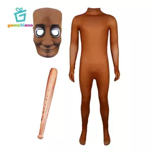 Halloween Trang Phục Body Ngộ nghĩnh Mới Lạ Unisex Trang Phục Áo liền quần Có Mặt nạ Và Dính Cho Ngày Lễ Cosplay Vai Trò Chơi Hiệu Suất