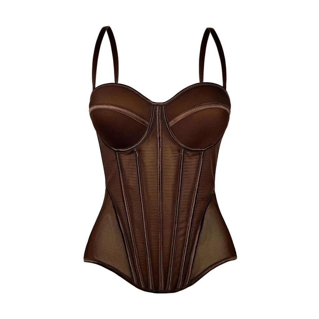 Corset lưới xương cá năm 2026, thiết kế mới gợi cảm với form slim fit