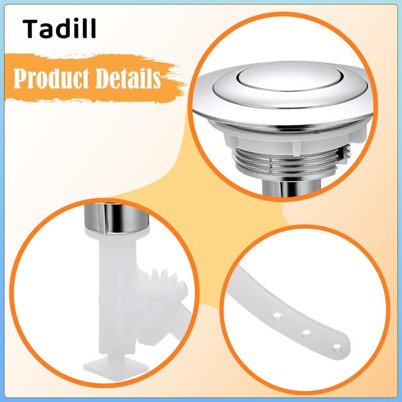 Nút xả bồn cầu nhấn đơn, thay thế tròn 40, 50 và 60 Mm, Nút bình nước vệ sinh cho phòng tắm, gia đình