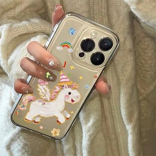 Tranh Sơn Dầu Pony Thích Hợp Cho Apple 17PRO Ốp Điện Thoại iPhone16PLUS Dễ Thương 15 Chiếc 14 Vỏ Mềm 13 / X2026.1.18